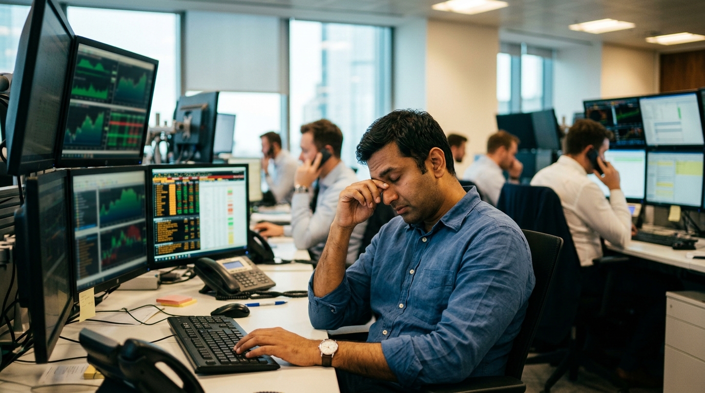 The moment between seeing a loss and accepting it reveals more about your risk management than any backtest ever will.