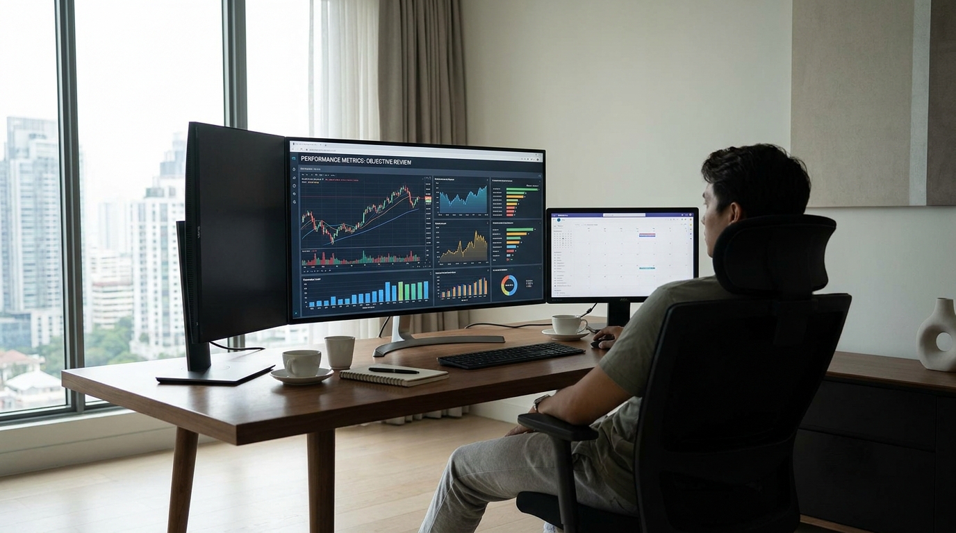 Reviewing performance metrics objectively strips away the lies your memory tries to tell you after a difficult week.