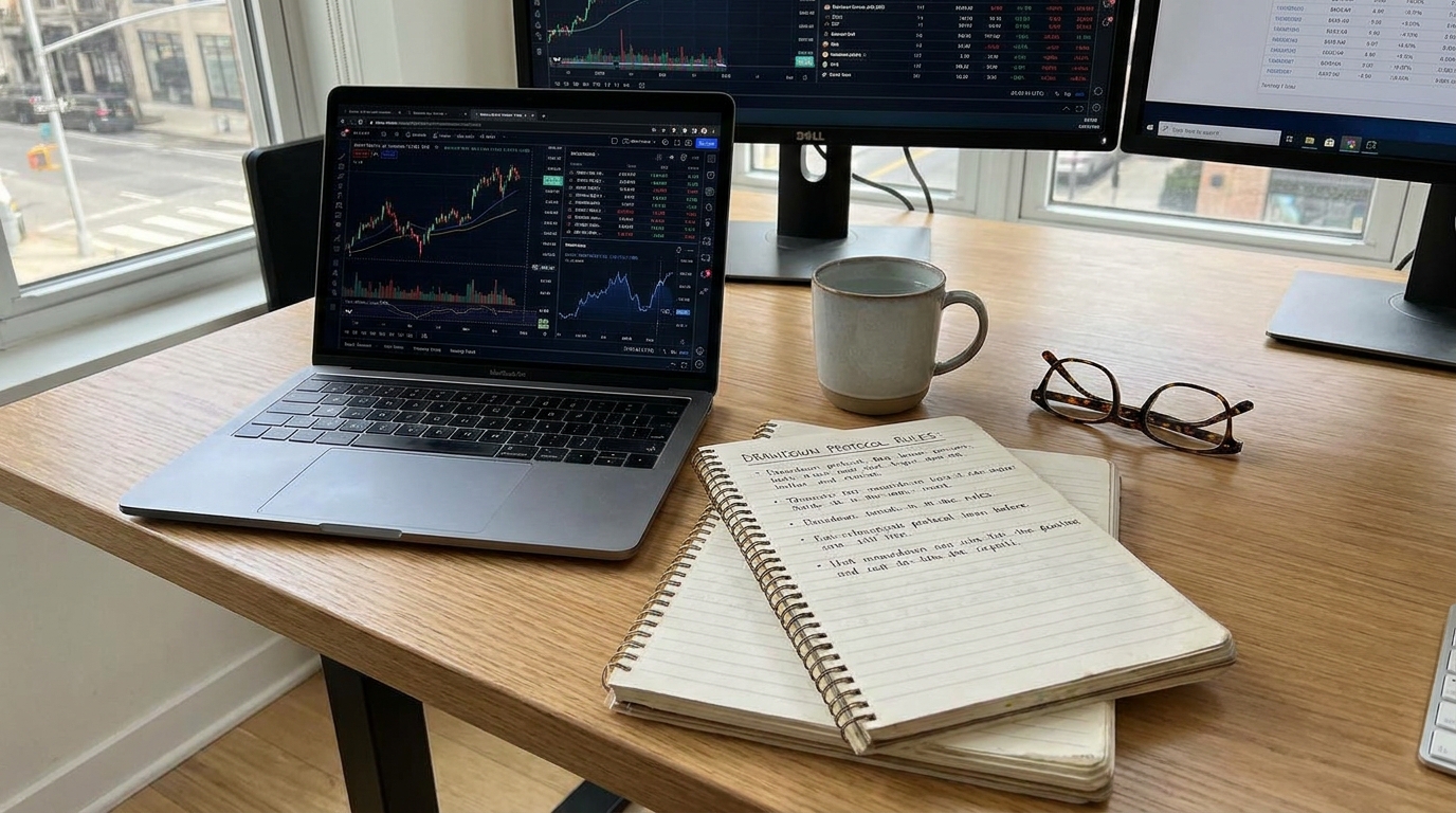 Your written risk parameters serve as your ultimate protective guide when volatility clouds your objective market analysis.